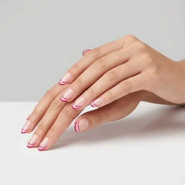 Nude_Classic_French_Press_On_Artificial_Nails