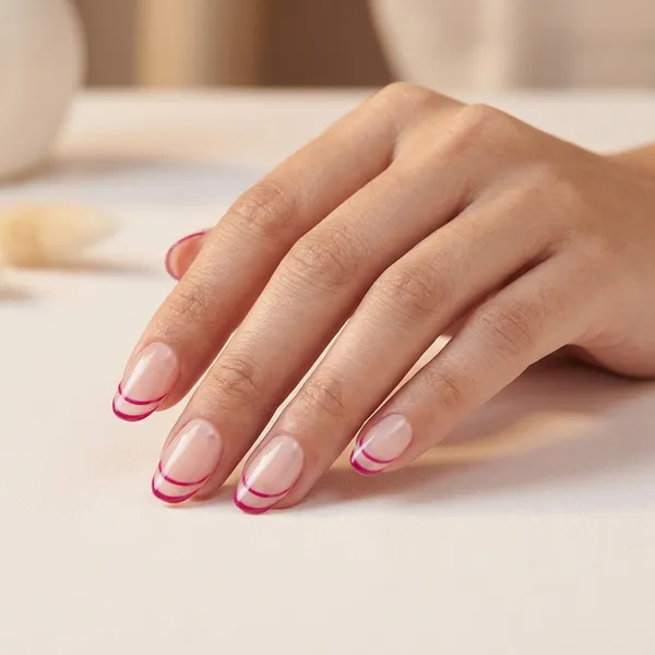Nude_Classic_French_Press_On_Artificial_Nails