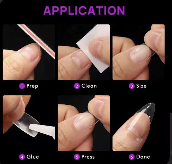 Beige_Glitter_Stones_Press_On_Artificial_Nails