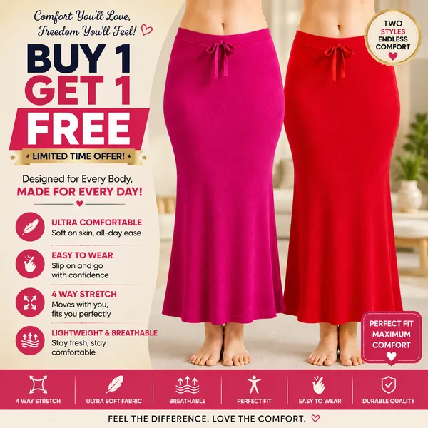 Pack_Of_2_Pink_And_Red_Premium_Lycra_Saree_Shapewear_For_Women