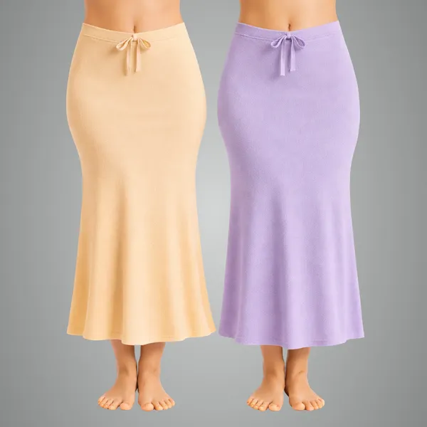 Beige_And_Lavender_Premium_Lycra_Saree_Shapewear_For_Women_Pack_Of_2