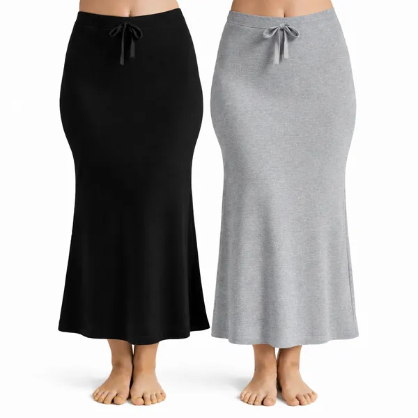 Pack_Of_2_Black_And_Grey_Premium_Lycra_Saree_Shapewear_For_Women