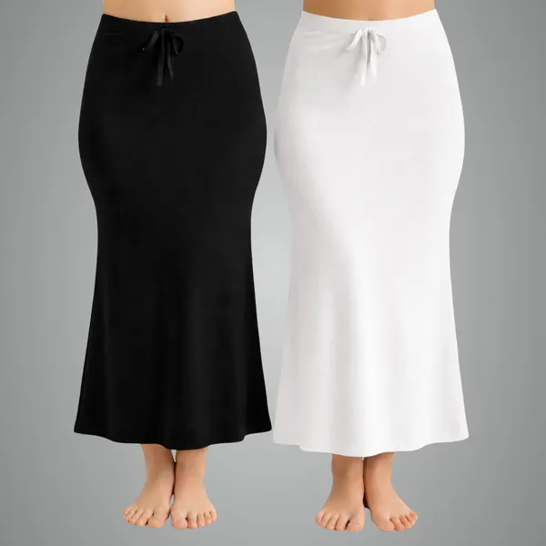 Buy_1_Get_1_Free_|_Black_&_White_|_Premium_Lycra_Saree_Shapewear_For_Women
