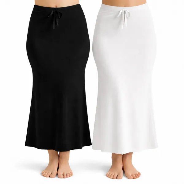 Buy_1_Get_1_Free_|_Black_&_White_|_Premium_Lycra_Saree_Shapewear_For_Women