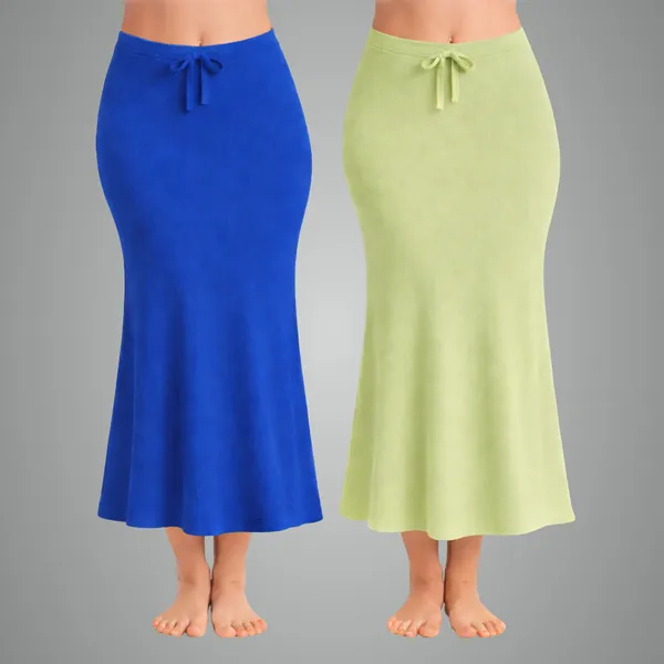 Pack_Of_2_Blue_And_Light_Green_Premium_Lycra_Saree_Shapewear_For_Women