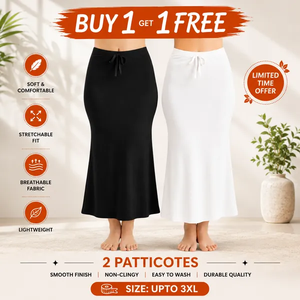 Buy_1_Get_1_Free_|_Black_&_White_|_Premium_Lycra_Saree_Shapewear_For_Women