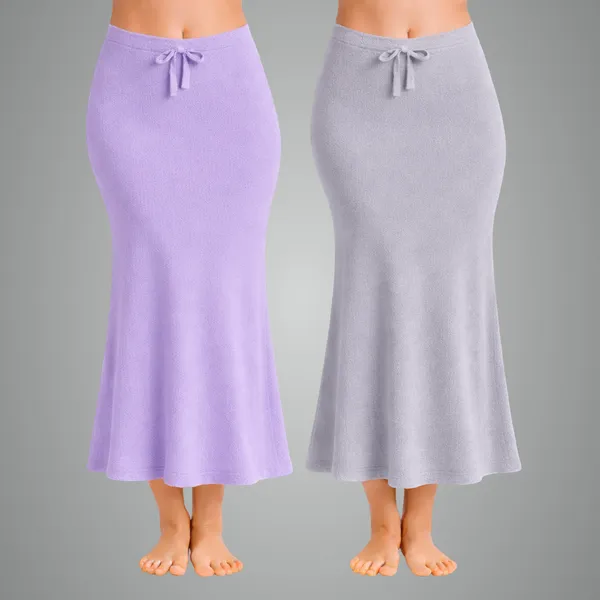 Pack_Of_2_Lavender_And_Grey_Premium_Lycra_Saree_Shapewear_For_Women