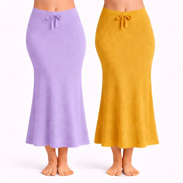 Pack_Of_2_Lavender_And_Mustard_Premium_Lycra_Saree_Shapewear_For_Women