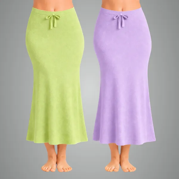Pack_Of_2_Light_Green_And_Lavender_Premium_Lycra_Saree_Shapewear_For_Women
