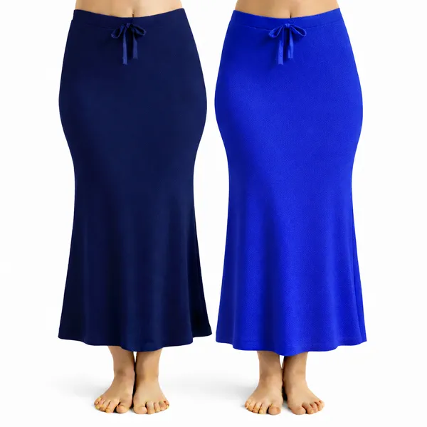 Pack_Of_2_Navy_Blue_And_Blue_Premium_Lycra_Saree_Shapewear_For_Women