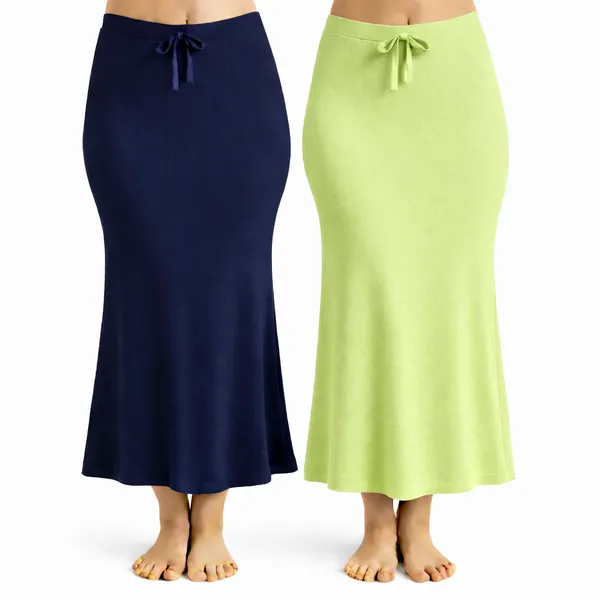 Pack_Of_2_Navy_Blue_And_Light_Green_Premium_Lycra_Saree_Shapewear_For_Women