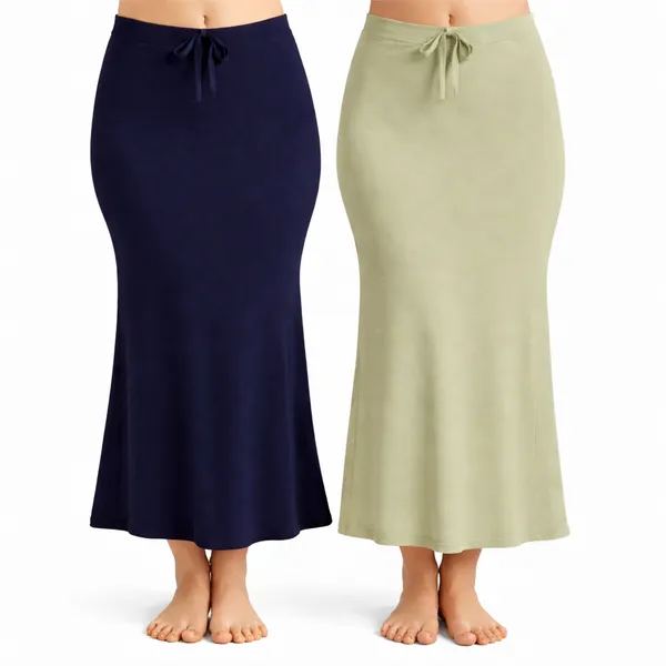 Pack_Of_2_Navy_Blue_And_Pista_Premium_Lycra_Saree_Shapewear_For_Women