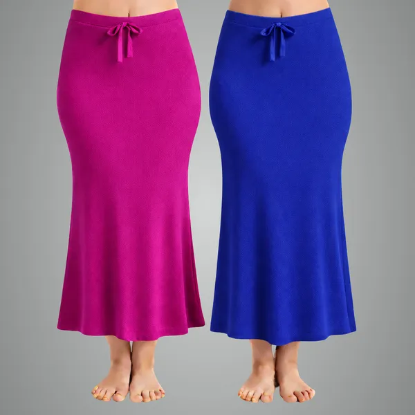 Pack_Of_2_Pink_And_Blue_Premium_Lycra_Saree_Shapewear_For_Women