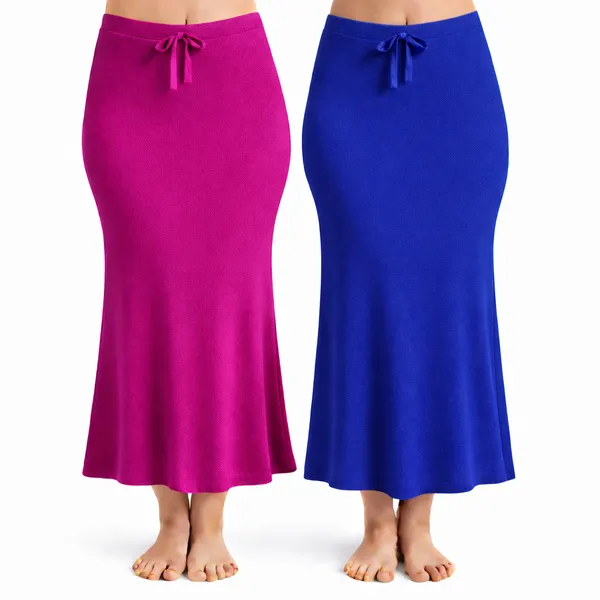Pack_Of_2_Pink_And_Blue_Premium_Lycra_Saree_Shapewear_For_Women