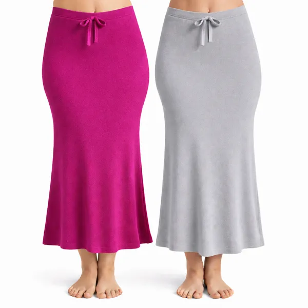 Pack_Of_2_Pink_And_Grey_Premium_Lycra_Saree_Shapewear_For_Women