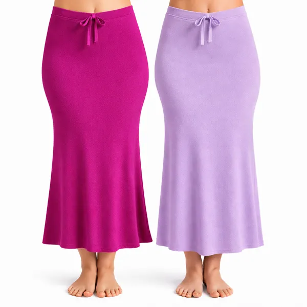 Pack_Of_2_Pink_And_Lavender_Premium_Lycra_Saree_Shapewear_For_Women