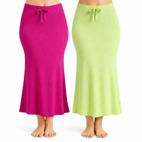 Pack_Of_2_Pink_And_Light_Green_Premium_Lycra_Saree_Shapewear_For_Women