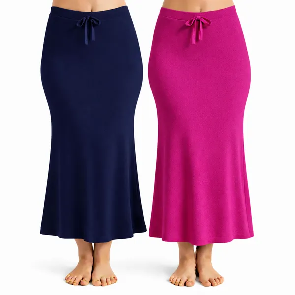 Pack_Of_2_Pink_And_Navy_Blue_Premium_Lycra_Saree_Shapewear_For_Women
