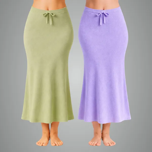 Pack_Of_2_Pista_And_Lavender_Premium_Lycra_Saree_Shapewear_For_Women