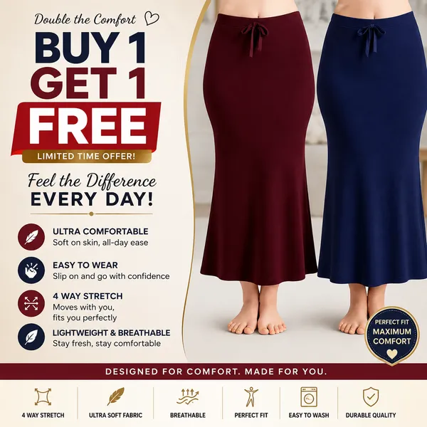 Pack_Of_2_Maroon_And_Navy_Blue_Premium_Lycra_Saree_Shapewear_For_Women