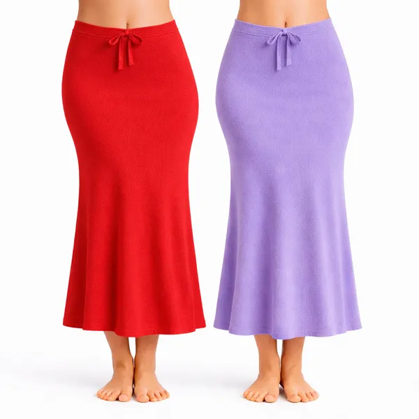 Pack_Of_2_Red_And_Lavender_Premium_Lycra_Saree_Shapewear_For_Women
