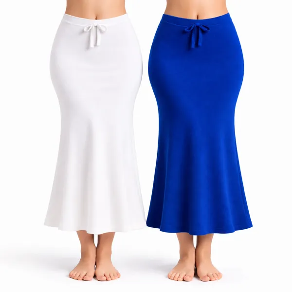 Pack_Of_2_White_And_Blue_Premium_Lycra_Saree_Shapewear_For_Women