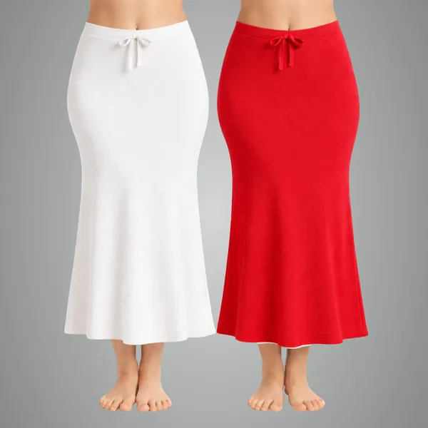 Pack_Of_2_White_And_Red_Premium_Lycra_Saree_Shapewear_For_Women