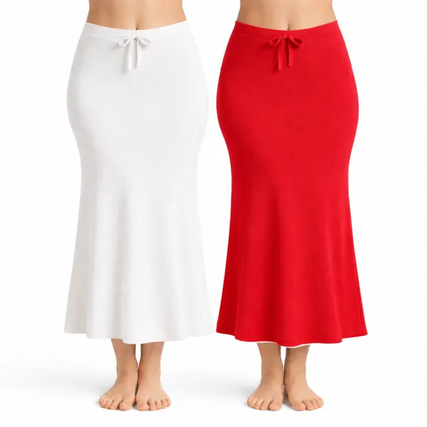 Pack_Of_2_White_And_Red_Premium_Lycra_Saree_Shapewear_For_Women