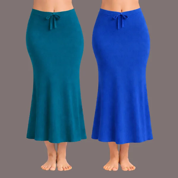 Pack_Of_2_Peacock_And_Blue_Premium_Lycra_Saree_Shapewear_For_Women