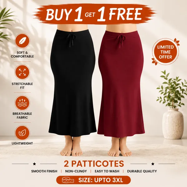 Pack_Of_2_Black_And_Maroon_Premium_Lycra_Saree_Shapewear_For_Women