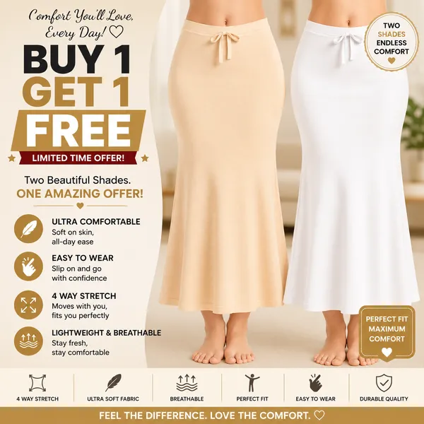 Pack_Of_2_Beige_And_White_Premium_Lycra_Saree_Shapewear_For_Women