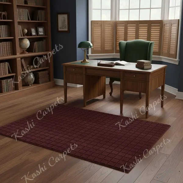 Maroon_Area_Rug_Wool_For_Home_&_Office