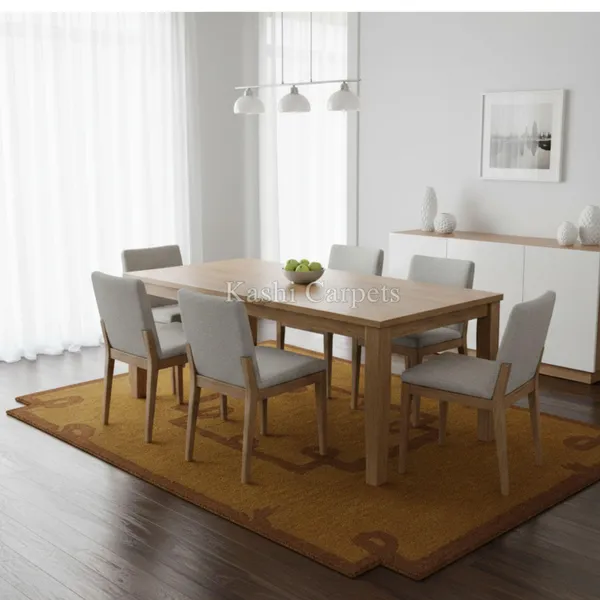 Gold_Area_Rug_Wool_For_Home_&_Office