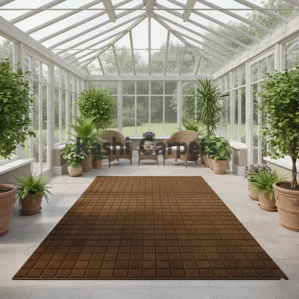 Brown_Area_Rug_Wool_For_Home_&_Office