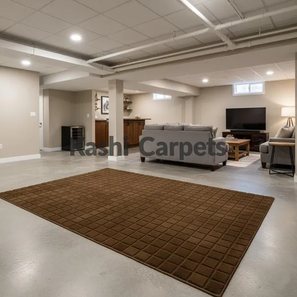 Brown_Area_Rug_Wool_For_Home_&_Office
