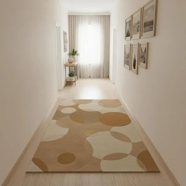 Sand_Brown_And_Gold_Area_Rug_Wool_For_Home_&_Office