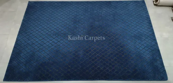 Blue_Area_Rug_Wool_For_Home_&_Office