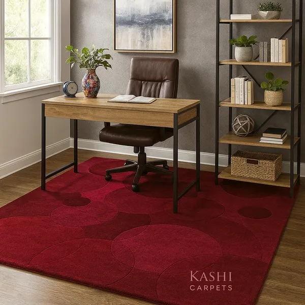 Red_Area_Rug_Wool_For_Home_&_Office