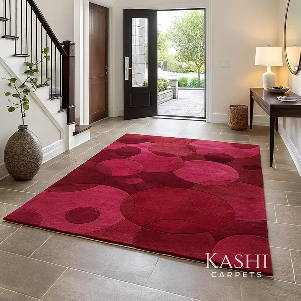 Red_Area_Rug_Wool_For_Home_&_Office