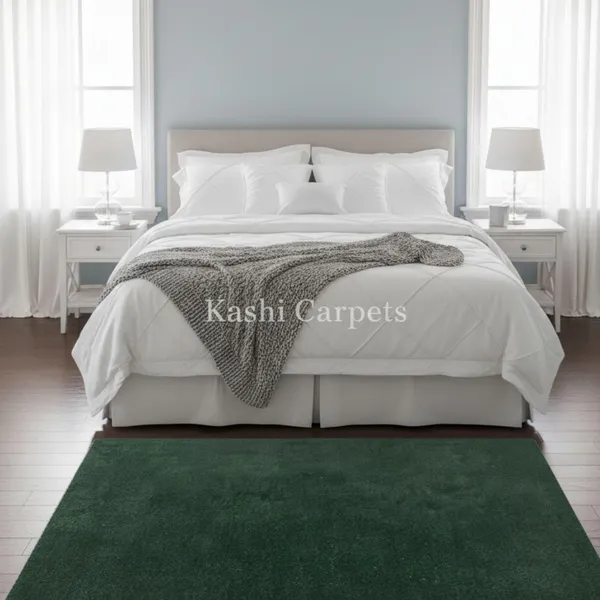 Green_Area_Rug_Wool_For_Home_&_Office