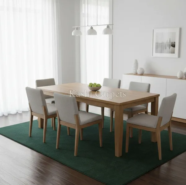 Green_Area_Rug_Wool_For_Home_&_Office