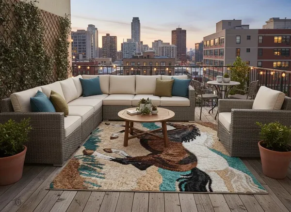Multicolor_Area_Rug_Wool_For_Home_&_Office