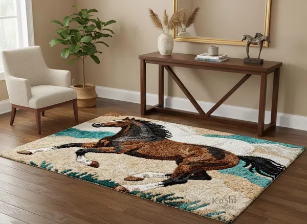 Multicolor_Area_Rug_Wool_For_Home_&_Office