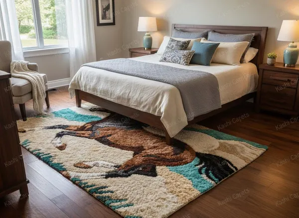 Multicolor_Area_Rug_Wool_For_Home_&_Office