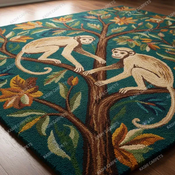 Multicolor_Area_Rug_Wool_For_Home_&_Office