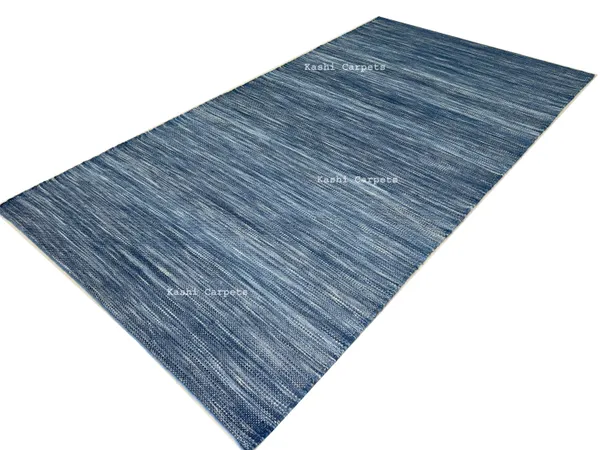 Dark_Blue_Area_Rug_Wool_For_Home_&_Office