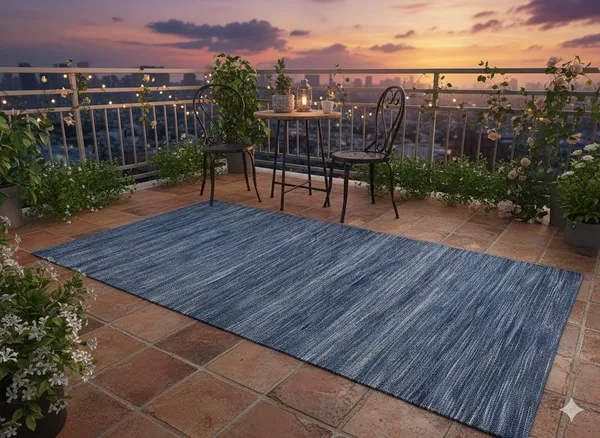 Dark_Blue_Area_Rug_Wool_For_Home_&_Office