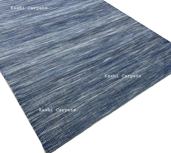 Dark_Blue_Area_Rug_Wool_For_Home_&_Office