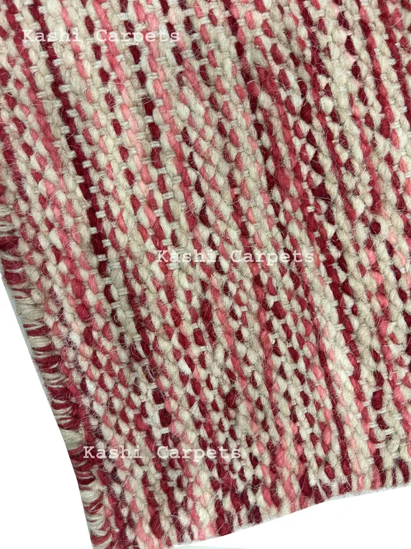 Pink_Area_Rug_Wool_For_Home_&_Office
