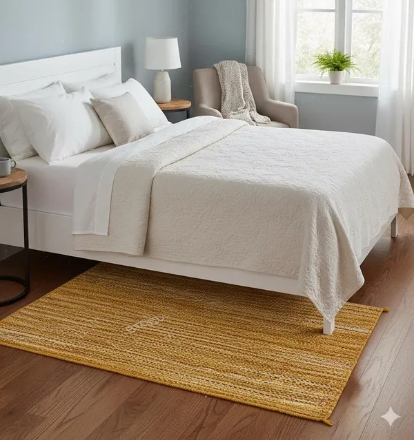 Yellow_Area_Rug_Wool_For_Home_&_Office